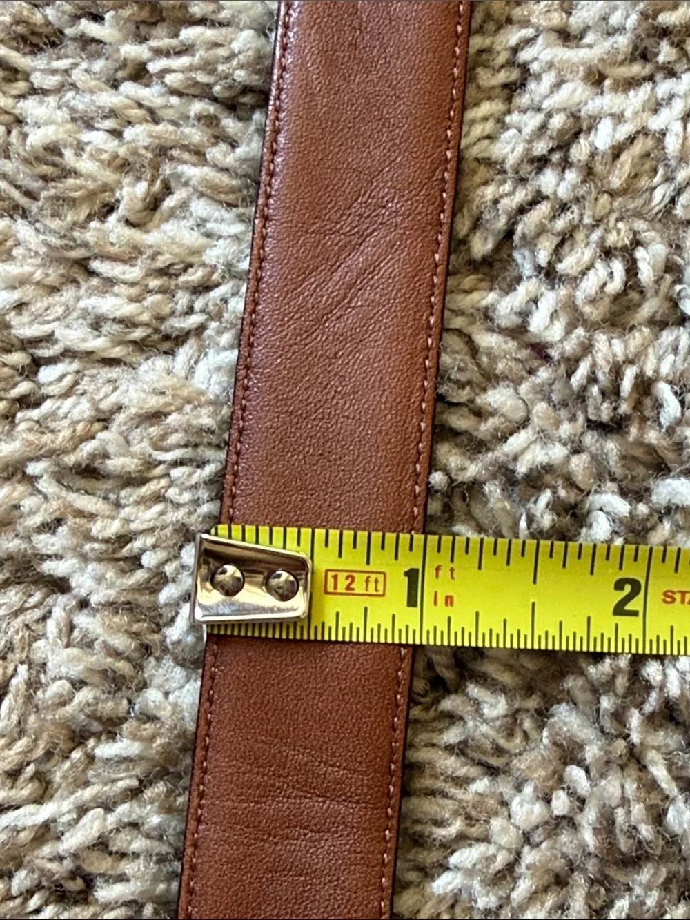 Ralph Lauren Croc-Embossed Leather Belt